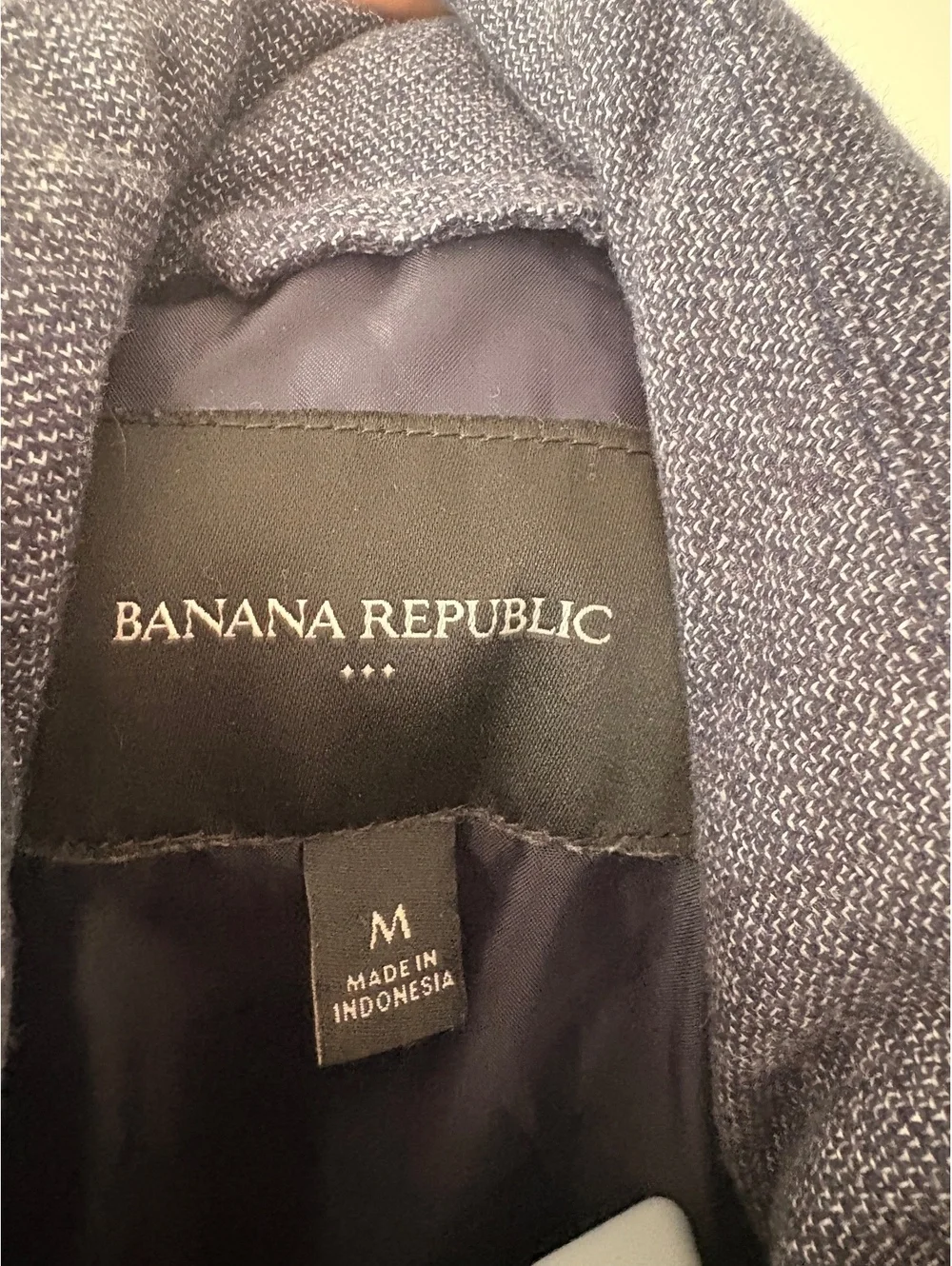 Banana Republic Men's Quilted Puffer Vest Size M in Heathered Gray